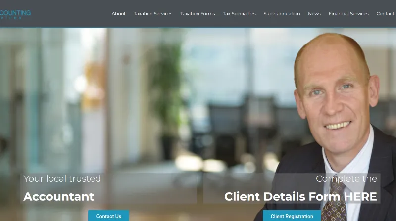 CGH Accounting website screenshot