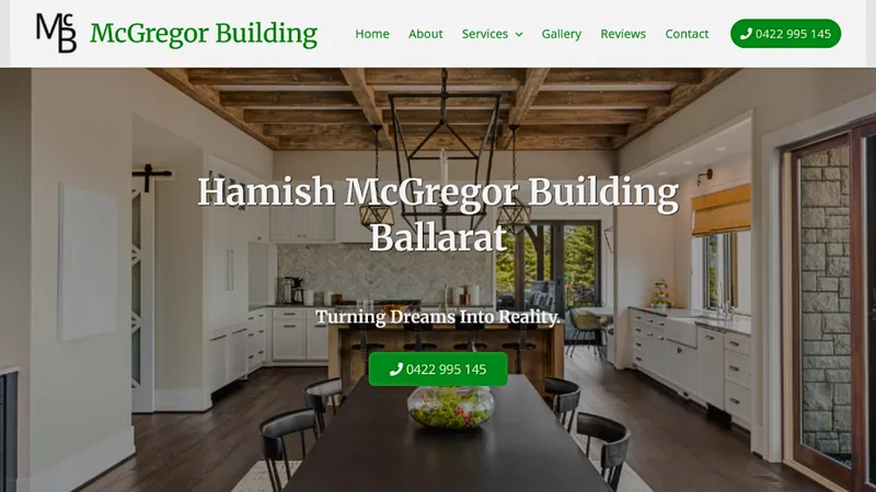 McGregor Building website screenshot